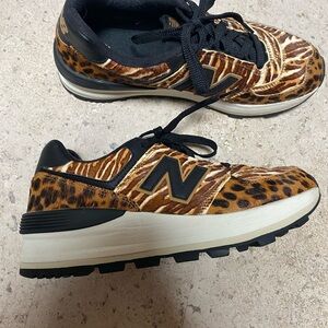 Women’s new balance 574 animal print shoes